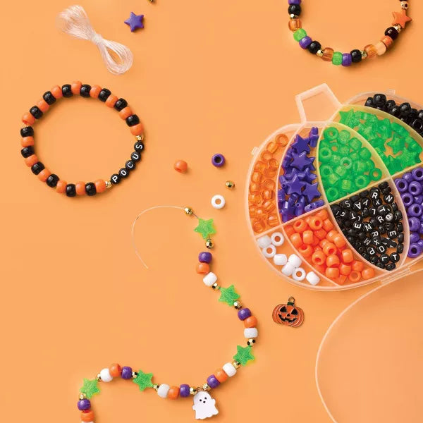 Halloween Craft Glow Beaded Bracelet Kit - Mondo Llama™ Nirvana Guru