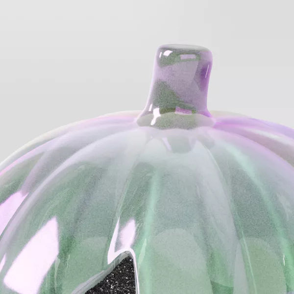 Iridescent Plastic Jack O'Lantern Decor - Hyde and EEK! Boutique™ nirvanaguru