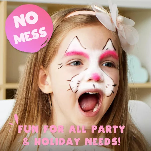 Joyfy Halloween Party Favors 42 PCS Non-toxic Face Body Paint Crayons Kit for Kids Toddlers With 14 Metallic Colors Birthday Makeup & Festivals Gifts Nirvana Guru