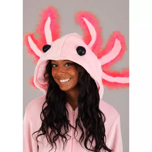 Adult Axolotl Halloween Costume, Cute Critter Unisex Outfit nirvanaguru