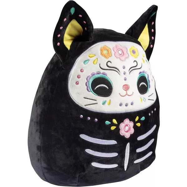 Squishmallows 12-Inch Zelina The Sugar Skull Cat- Official Jazwares Halloween Plush - Collectible Soft Stuffed Animal Toy- Gift for Kids, Girls & Boys Nirvana Guru