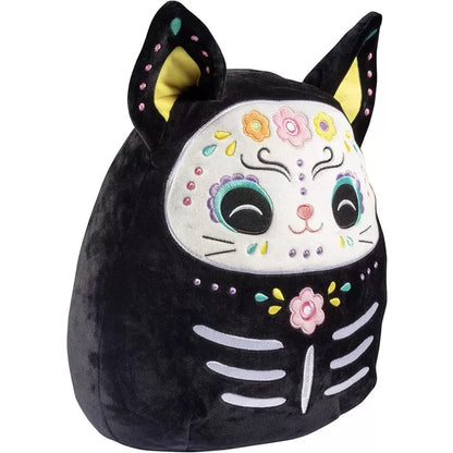 Squishmallows 12-Inch Zelina The Sugar Skull Cat- Official Jazwares Halloween Plush - Collectible Soft Stuffed Animal Toy- Gift for Kids, Girls & Boys Nirvana Guru