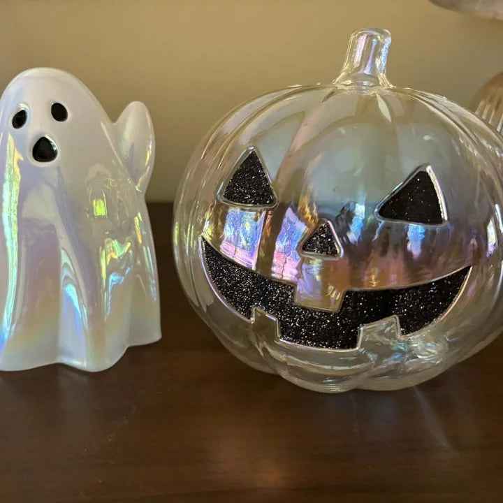 Iridescent Plastic Jack O'Lantern Decor - Hyde and EEK! Boutique™ nirvanaguru