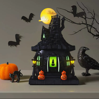 11.42" Witch Hut Halloween Decorative Prop Black - Hyde and EEK! Boutique™ Nirvana Guru