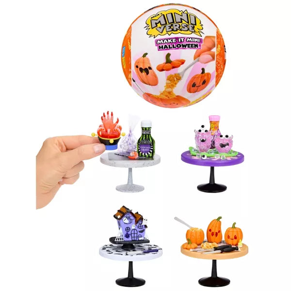 MGA's Miniverse Make It Mini Halloween 2025, Beetlejuice, Mini Collectibles: Includes Accessory Pieces, Polypropylene Material Nirvana Guru