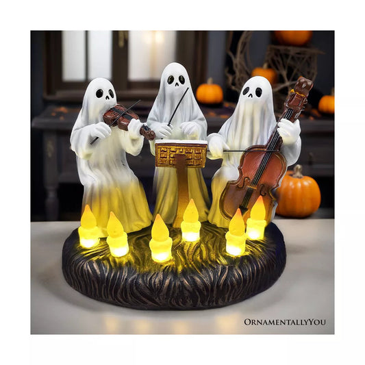 Ghostly Ensemble Trio Lighted Spooky Home Figurine, 5.5" LED Haunted Halloween Ghost Statue| OrnamentallyYou nirvanaguru