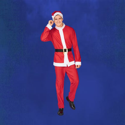Northlight Men's Red and White Santa Claus Christmas Costume Set - Plus Size nirvanaguru