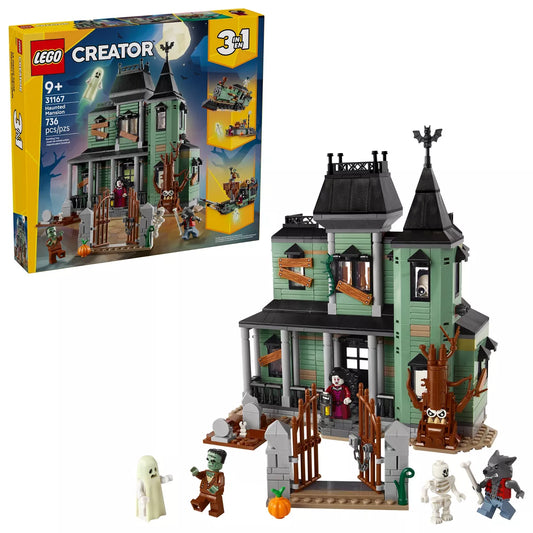 LEGO Creator 3 in 1 Haunted Mansion Building Toy 31167 Nirvana Guru