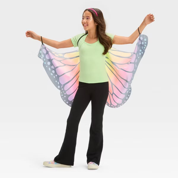 Kids' Blacklight Responsive Butterfly Wings Halloween Cape - Hyde and EEK! Boutique™ nirvanaguru