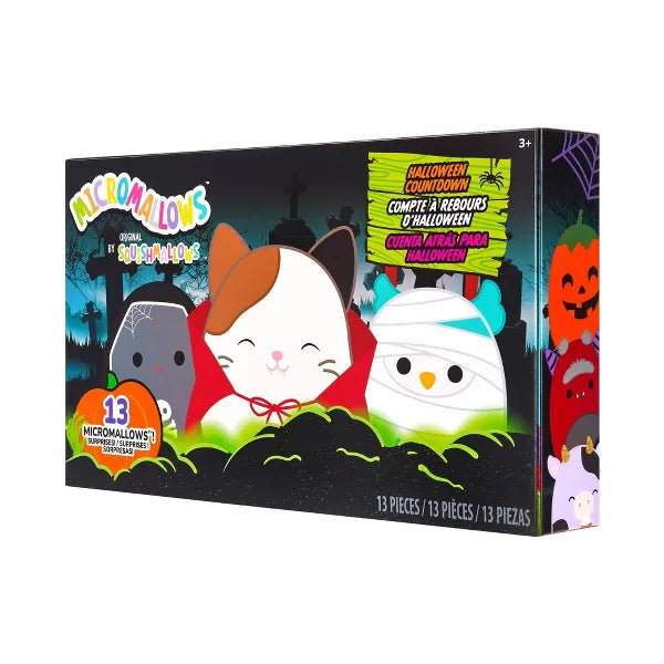 Squishmallows 2.5" Halloween Calendar Plush - 13pk: Stuffed Animals Variety Set, Polyester Material Nirvana Guru