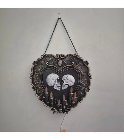 19" Talking Skulls Frame Halloween Decorative Prop Black - Hyde and EEK! Boutique™ Nirvana Guru