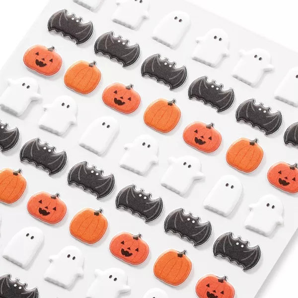 134ct Halloween 3D Puffy Stickers Pumpkins and Bats Nirvana Guru
