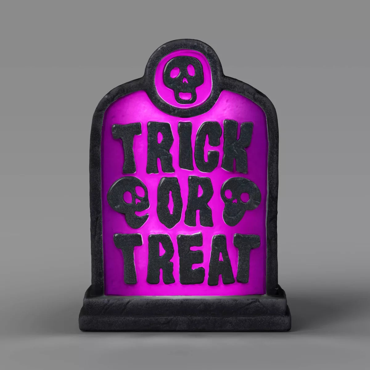 12" Lit Trick or Treat Blow Mold Halloween Decorative Prop – Purple | Hyde and EEK! Boutique™ nirvanaguru