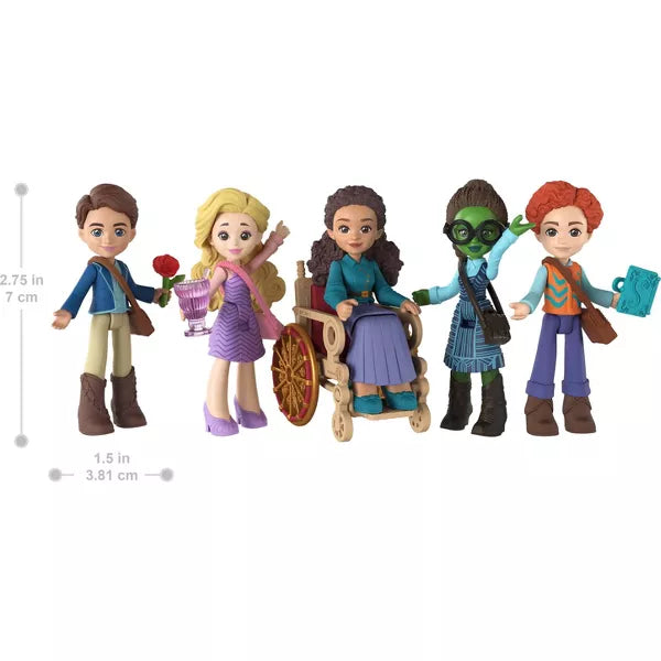 Universal Pictures’ Wicked Students of Shiz 5 Small Doll Multipack, Inspired by the Movie Nirvana Guru