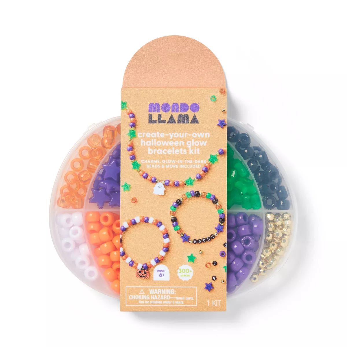 Halloween Craft Glow Beaded Bracelet Kit - Mondo Llama™ Nirvana Guru