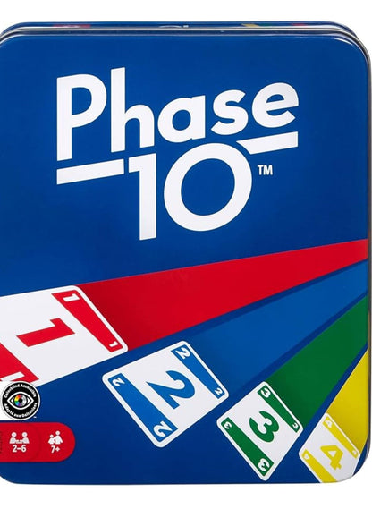 Mattel Games Phase 10 Card Game with 108 Cards, Makes a Great Gift for Kids, Family or Adult Game Night, Ages 7 Years and Older nirvanaguru