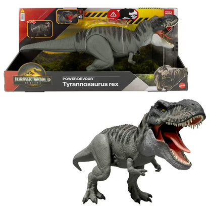 Jurassic World Rebirth Power Devour Tyrannosaurus Rex Dinosaur Figure, Constant Chomp Lights & Sound nirvanaguru