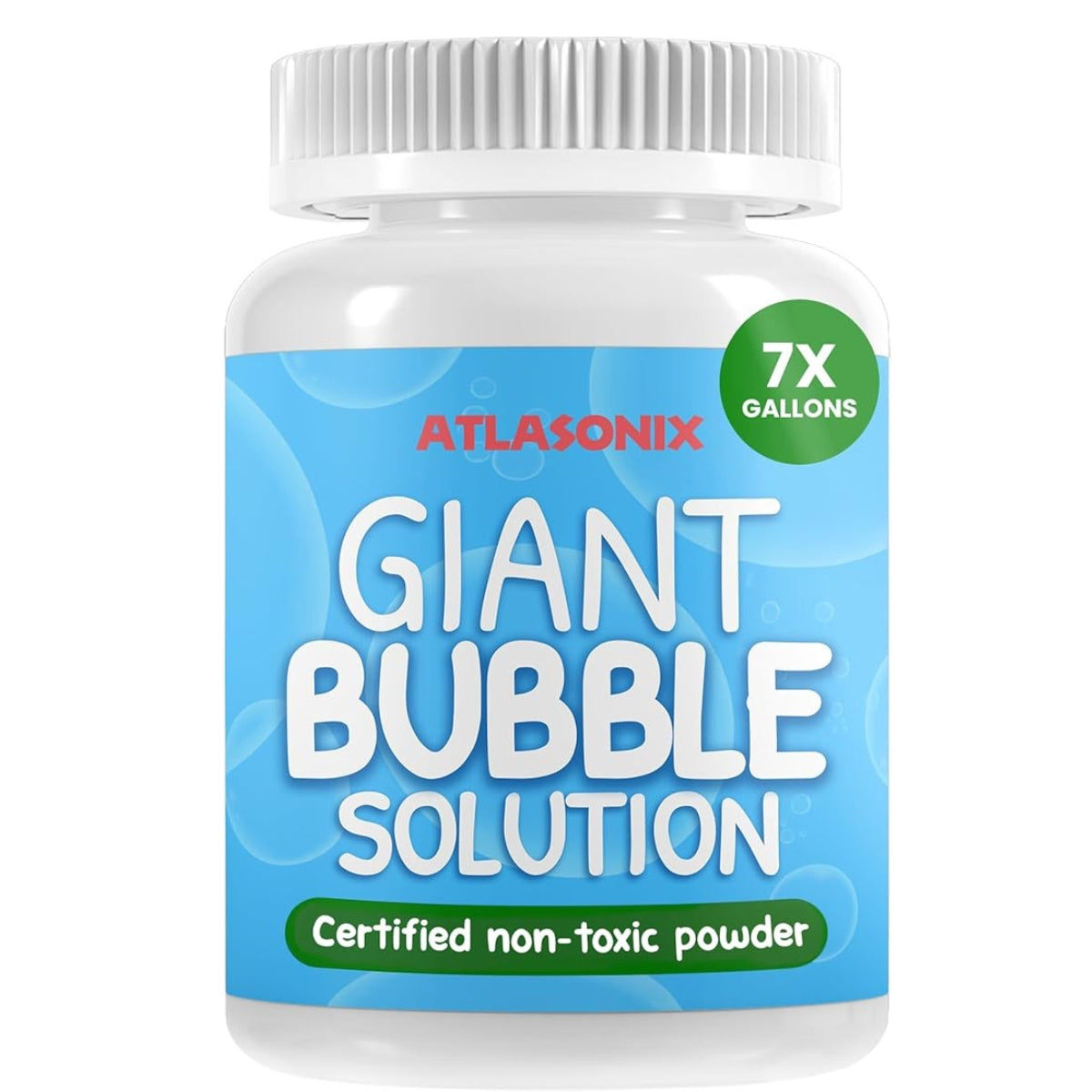 Giant Bubble Solution - Bubble Wands, Bubbles for Kids, Kids Bubbles Mix Powder Makes 896 OZ (7 Gallons) - The Original Solution Mix | 100% Kid Safe