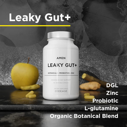 Amen Leaky Gut Supplement - Advanced Formula with Bioavailable L Glutamine - Nirvana Guru