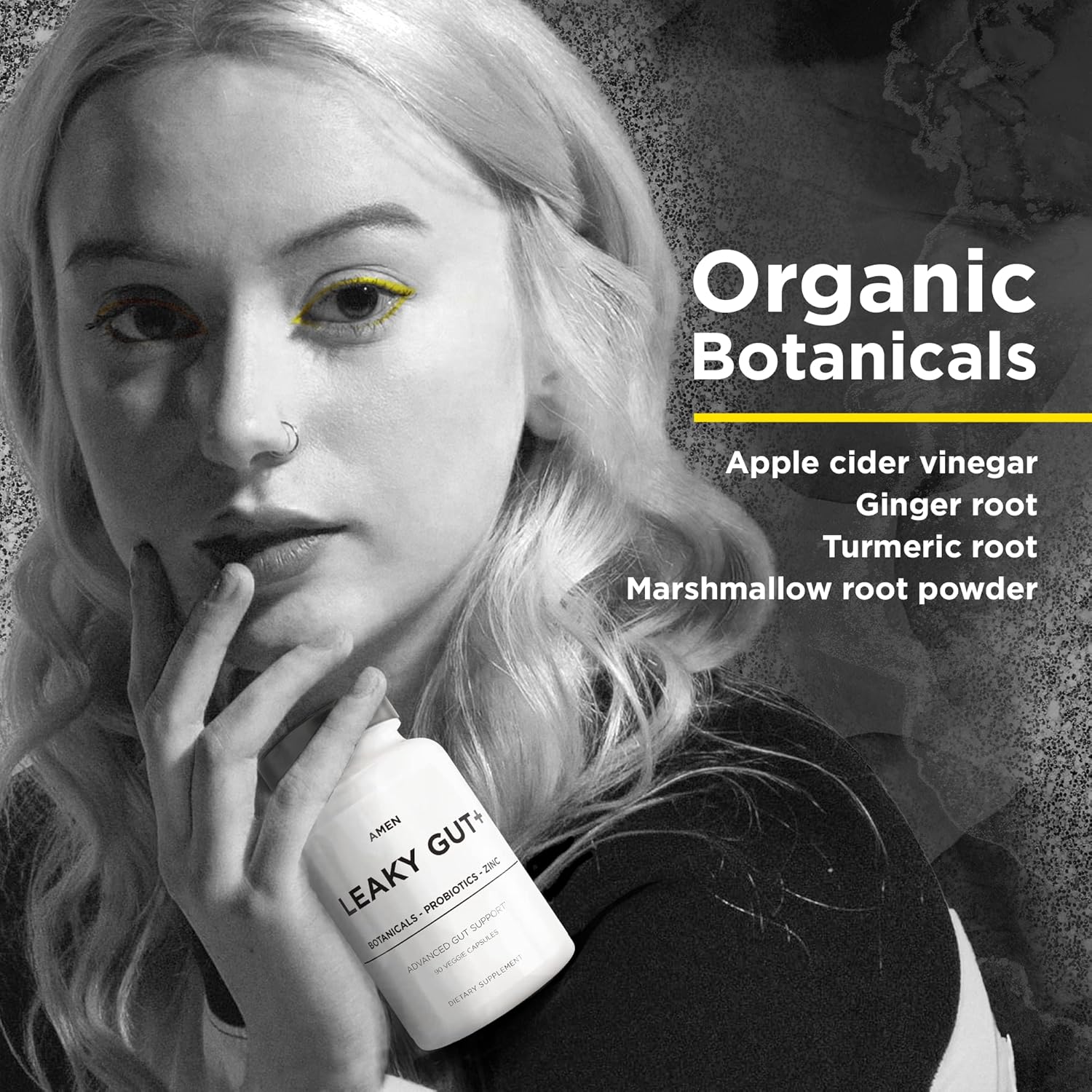 Amen Leaky Gut Supplement - Advanced Formula with Bioavailable L Glutamine - Nirvana Guru