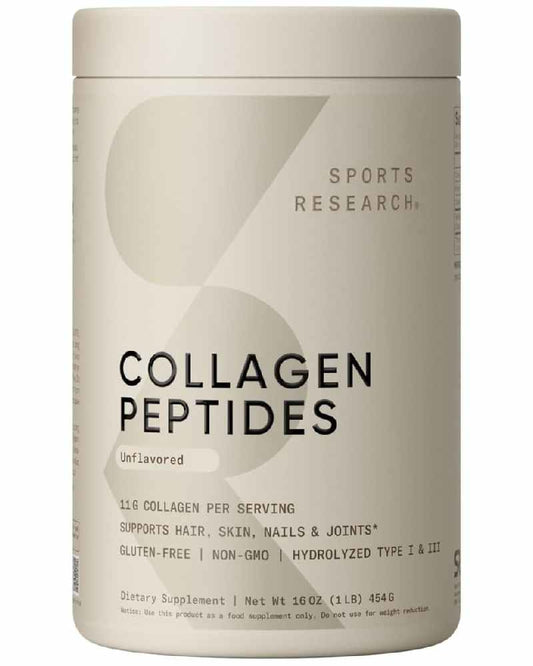 Sports Research Collagen Peptides for Women & Men, Unflavored - Nirvana Guru
