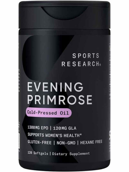 Sports Research Evening Primrose Oil (1300mg) - Nirvana Guru
