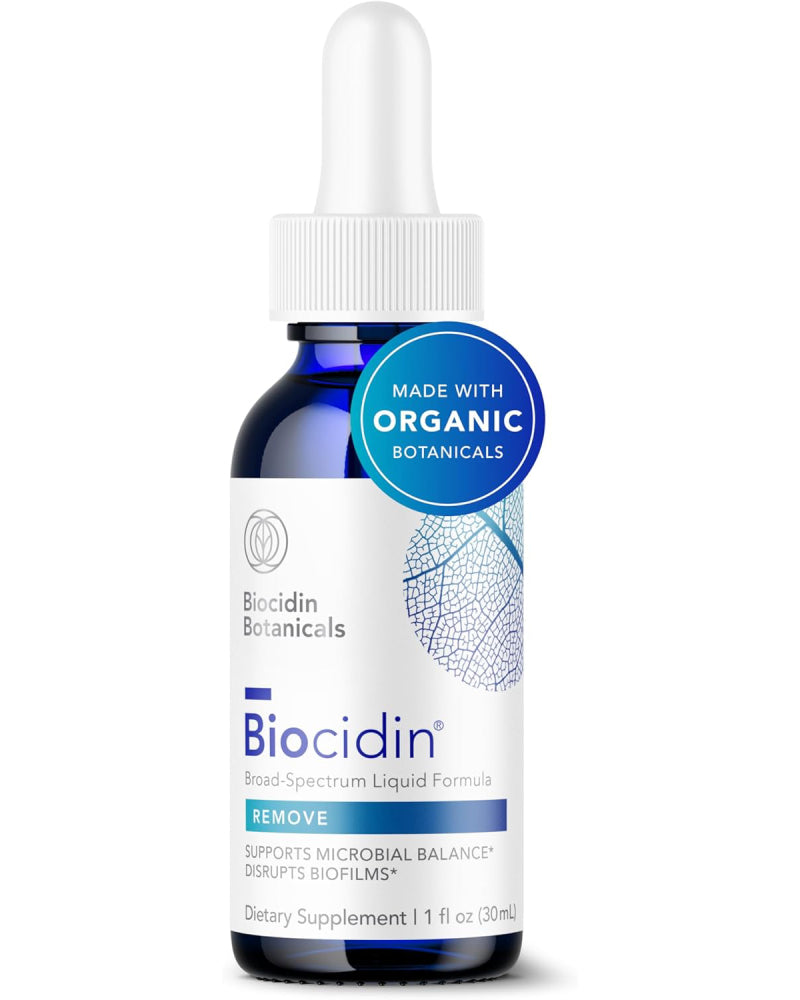 Biocidin Liquid Formula - Biofilm Buster & Broad-Spectrum Botanicals for Gut Detox Cleanse Support - Promotes Microbial Balance, Gut Health & Clearance of Unwanted Microbes (1 Oz) - Nirvana Guru