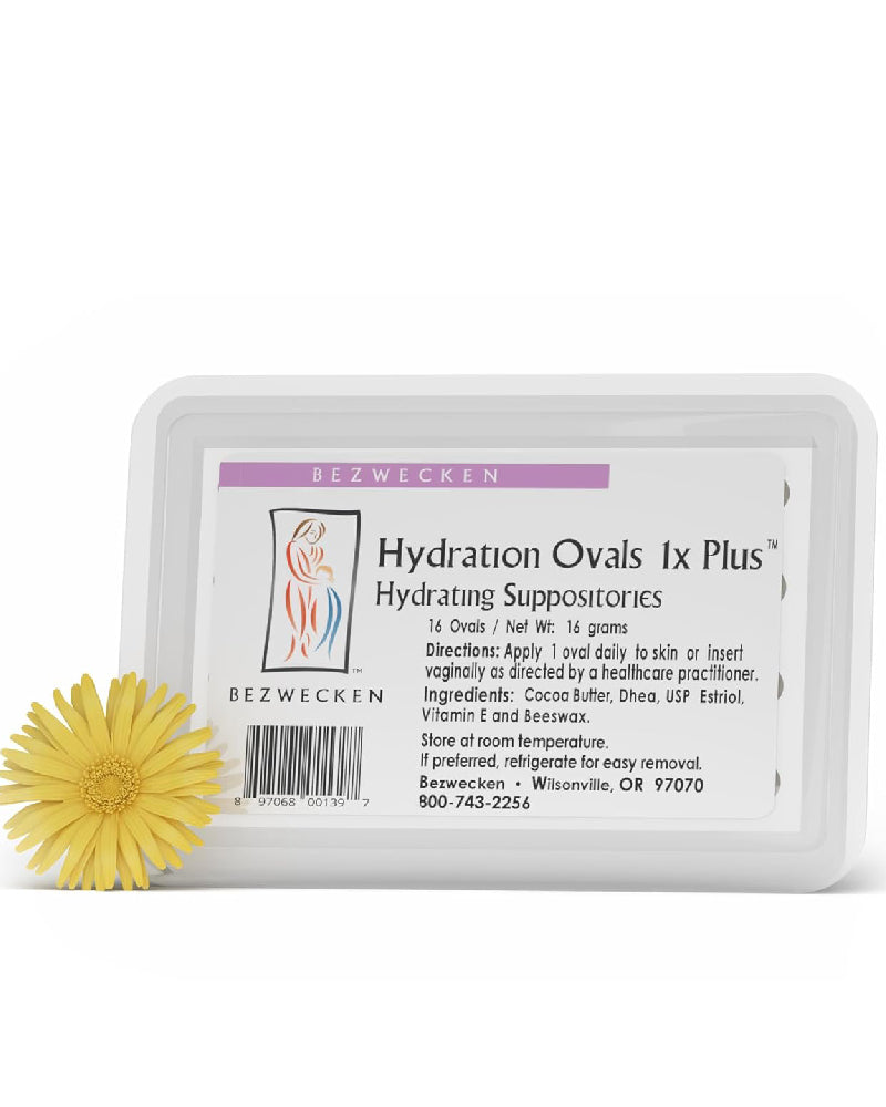 Bezwecken – Hydration Ovals 1x Plus DHEA – 16 Oval Suppositories - Same Trusted Formula - Professionally Formulated to Alleviate Vaginal Dryness in Menopausal Women - Safe, Natural & Paraben Free - Nirvana Guru