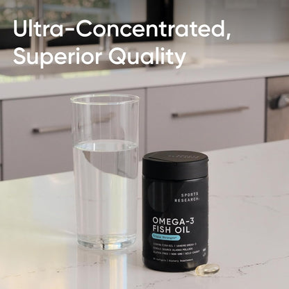 Sports Research Triple Strength Omega 3 Fish Oil - Nirvana Guru