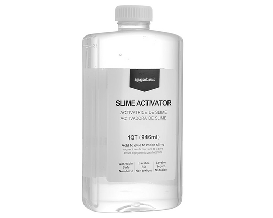 Amazon Basics Slime Activator Solution 1 QT (946ml), Baking Soda, Transparent nirvanaguru