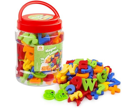 Coogam Magnetic Letters Numbers Alphabet Fridge Magnets Colorful Plastic ABC 123 Educational Toy Set Preschool Learning Spelling Counting Uppercase Lowercase Math for 3 4 5 Years Kid(78 Pcs) nirvanaguru