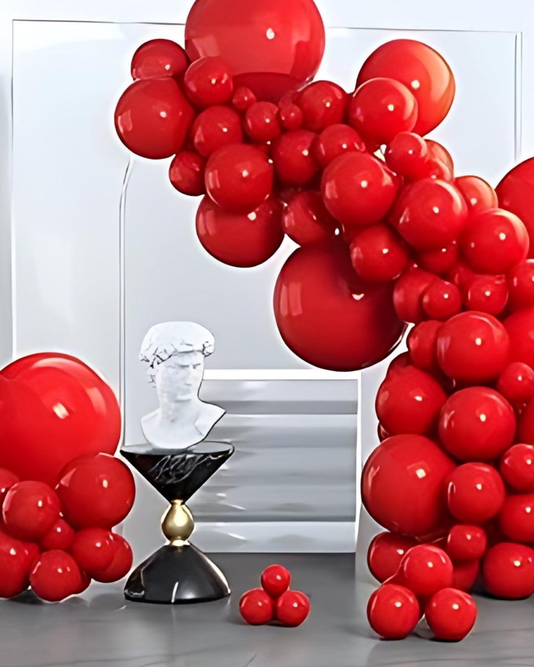 PartyWoo Red Balloons 140pcs Different Sizes of 18 12 10 5 Inch Matte Red Latex Balloon Arch Kit Garland for Birthday Graduation Bachelorette Cherry Casino Movie Theme Party Decorations Red-Y57 nirvanaguru