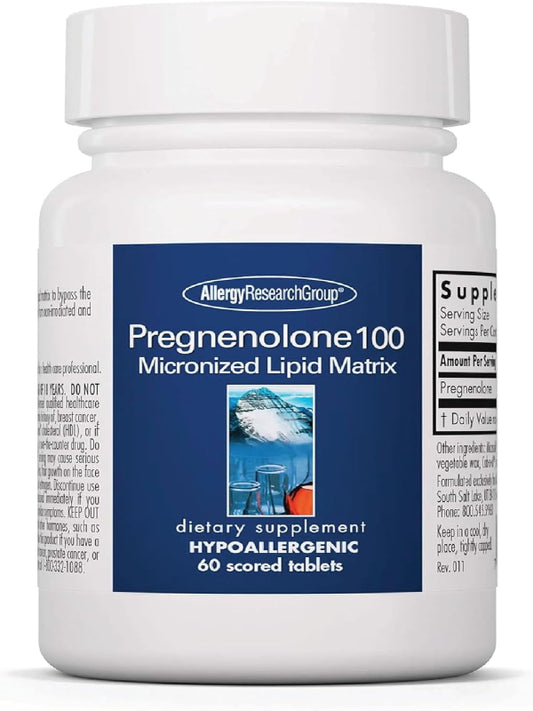 Allergy Research Group Pregnenolone Supplement - Progesterone Supplements - Nirvana Guru