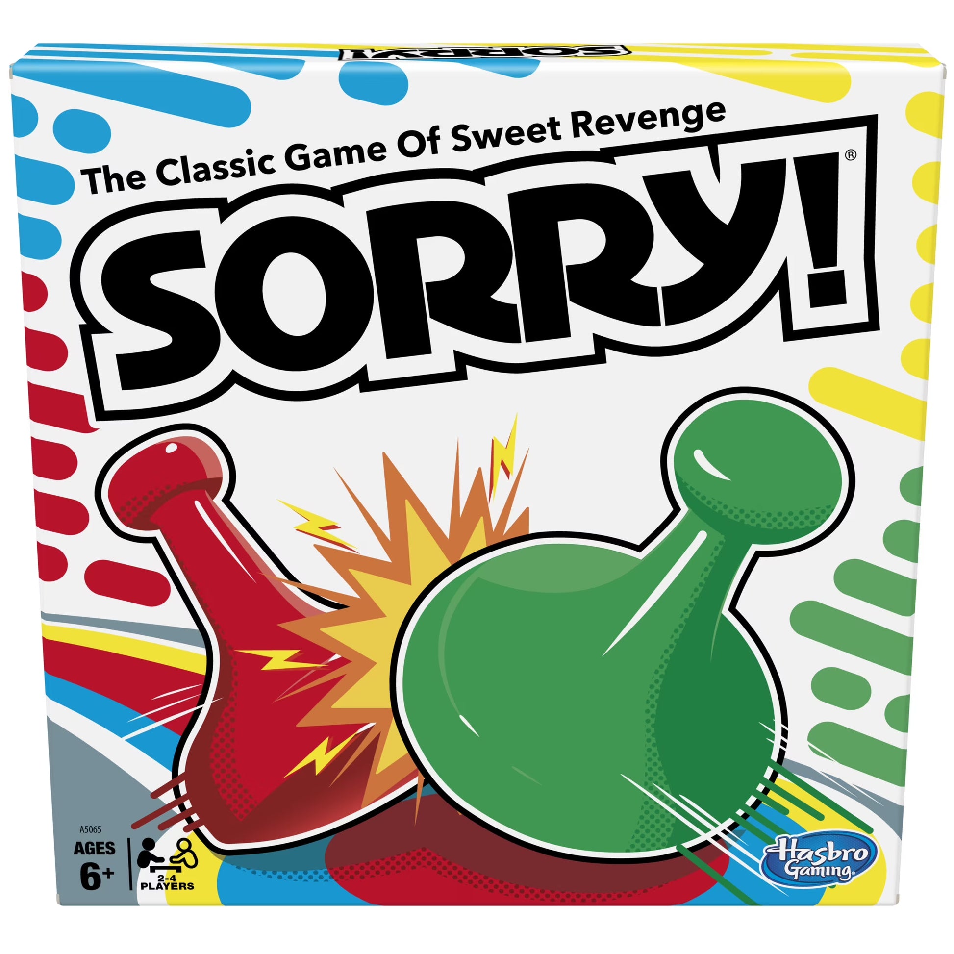 Sorry! Board Game for Kids, Classic Hasbro Board Game; Each Player Gets 4 Pawns, Teacher School Supplies, Ages 6+ nirvanaguru