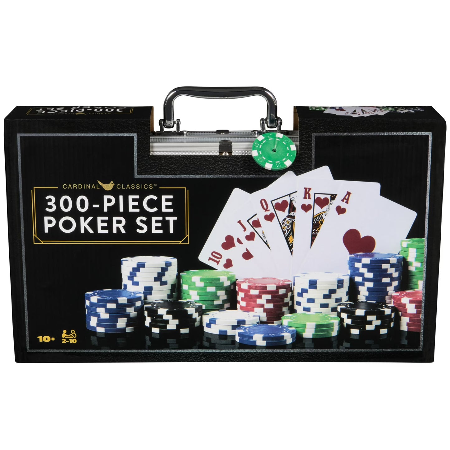 Spin Master Games, Cardinal Classics, 300-Piece Poker Set with Aluminum Case, Ages 8 and up nirvanaguru