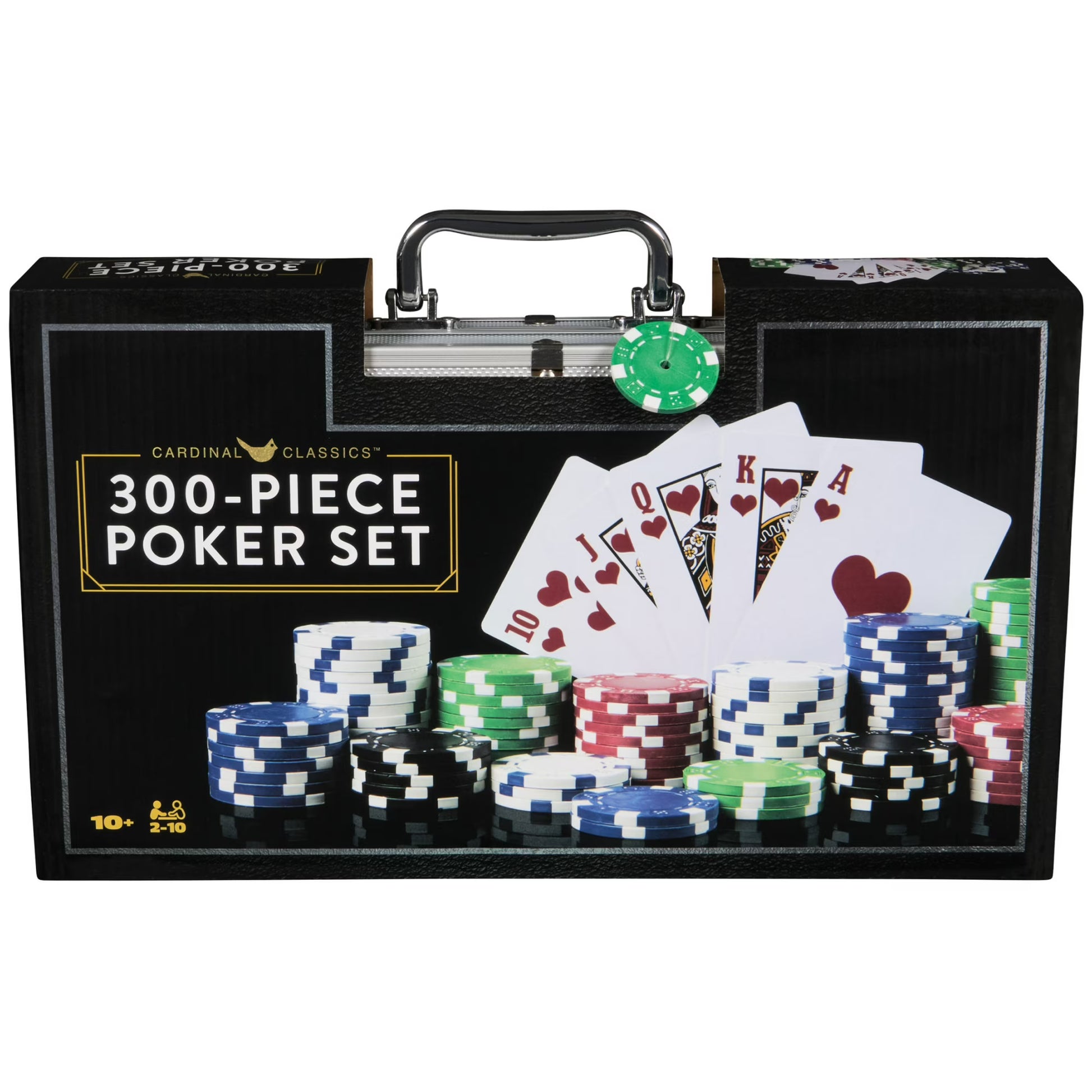 Spin Master Games, Cardinal Classics, 300-Piece Poker Set with Aluminum Case, Ages 8 and up nirvanaguru