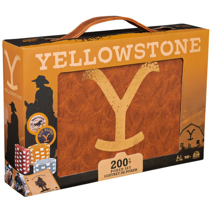Spin Master Games, Yellowstone, 200-Piece Poker with Custom Carrying Case, Ages 16 and up nirvanaguru