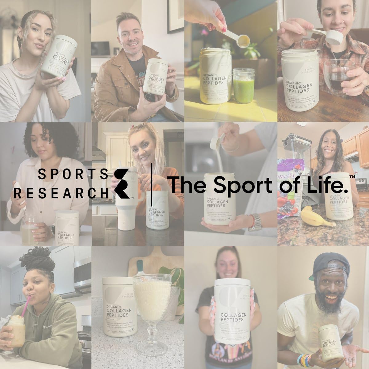 Sports Research Collagen Peptides  Unflavored - Nirvana Guru