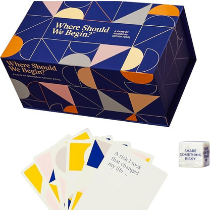 ESTHER PEREL Where Should We Begin? A Game of Stories - Conversation Cards for Couples & Friends - Interactive Couples Game with 200 Prompt Cards - 2-6 Player - Card Games for Couples & Date Night Nirvana Guru