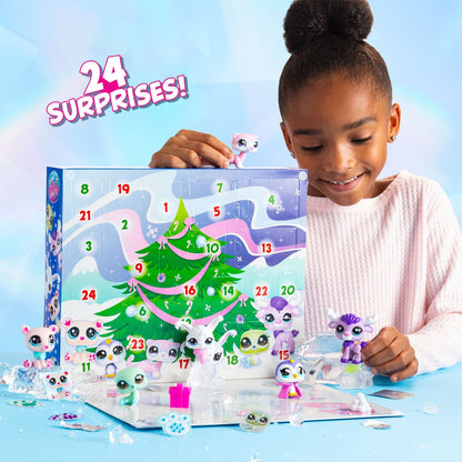 Littlest Pet Shop Glam Glacier Holiday Advent Calendar for Kids Littlest Pet Shop