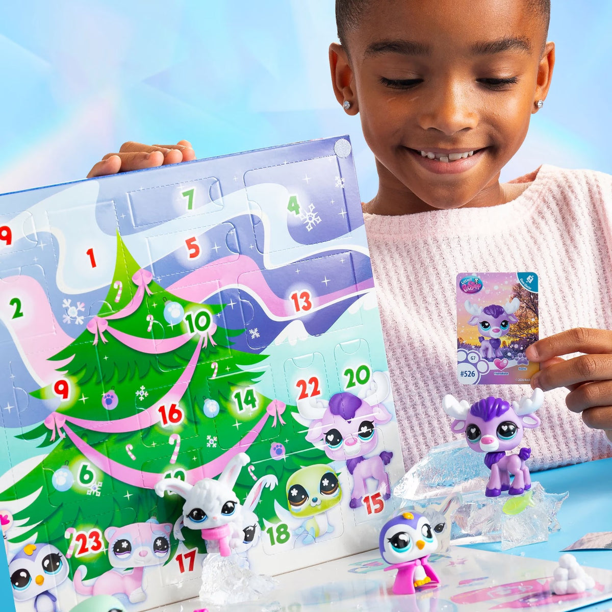 Littlest Pet Shop Glam Glacier Holiday Advent Calendar for Kids Littlest Pet Shop
