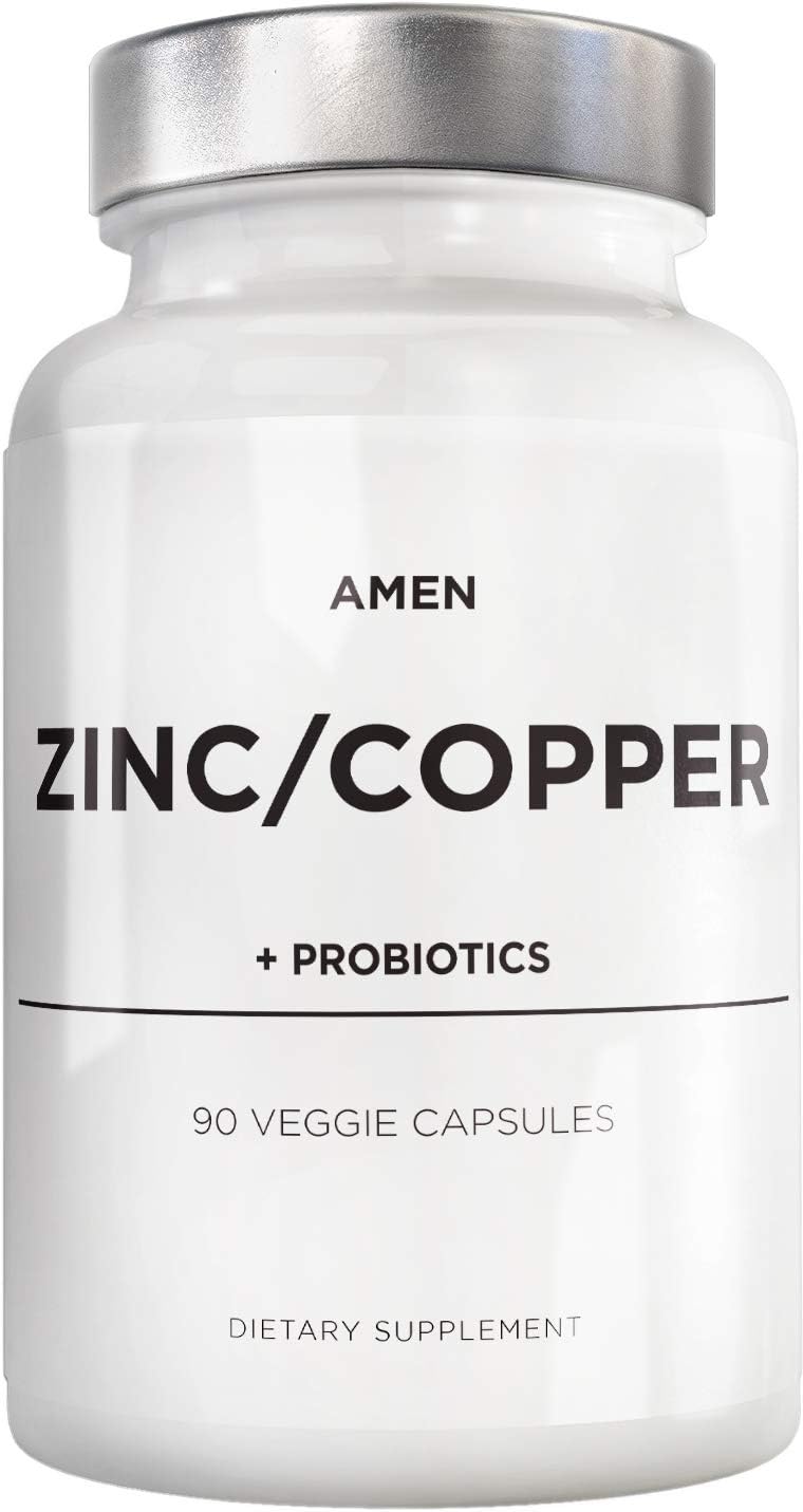 Amen Zinc & Copper Supplement + Probiotics - Nirvana Guru