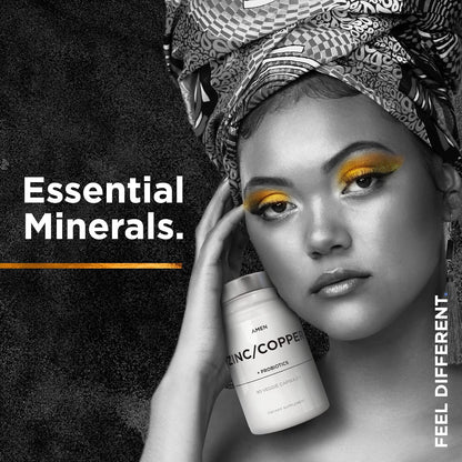 Amen Zinc & Copper Supplement + Probiotics - Nirvana Guru