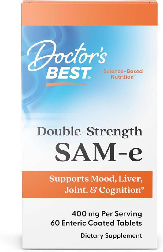 Doctor's Best SAM-e 400 mg,60 Enteric Coated Tablets - Nirvana Guru