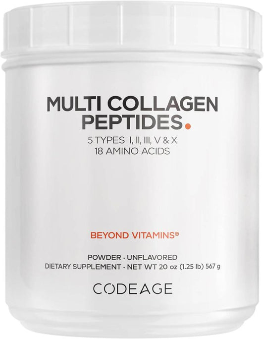 Codeage Multi Collagen Protein Powder Peptides, Hydrolyzed Collagen for Women & Men,20 OZ - Nirvana Guru