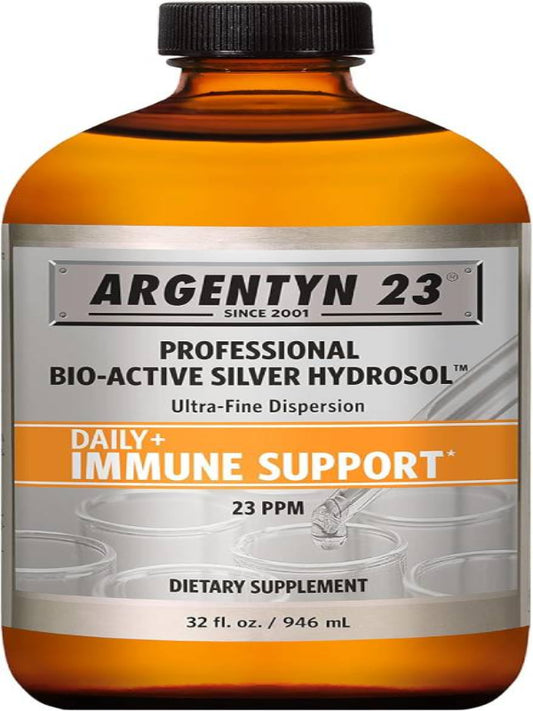 Argentyn 23 Professional Bio-Active Silver Hydrosol for Immune Support,32oz - Nirvana Guru