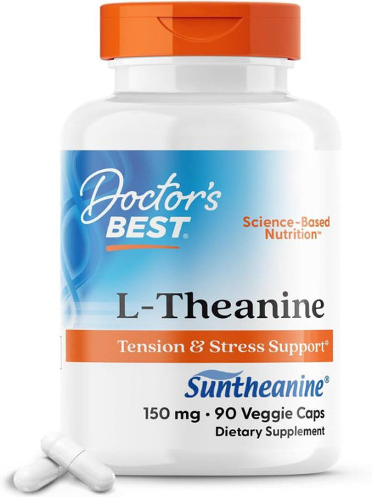 Doctor's Best L-Theanine Contains Suntheanine,90 Count - Nirvana Guru