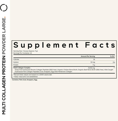 Codeage Multi Collagen Protein Powder Peptides, Hydrolyzed Collagen for Women & Men,20 OZ - Nirvana Guru