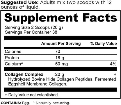 Ancient Nutrition Collagen Peptides Powder, Unflavored 38 Servings - Nirvana Guru
