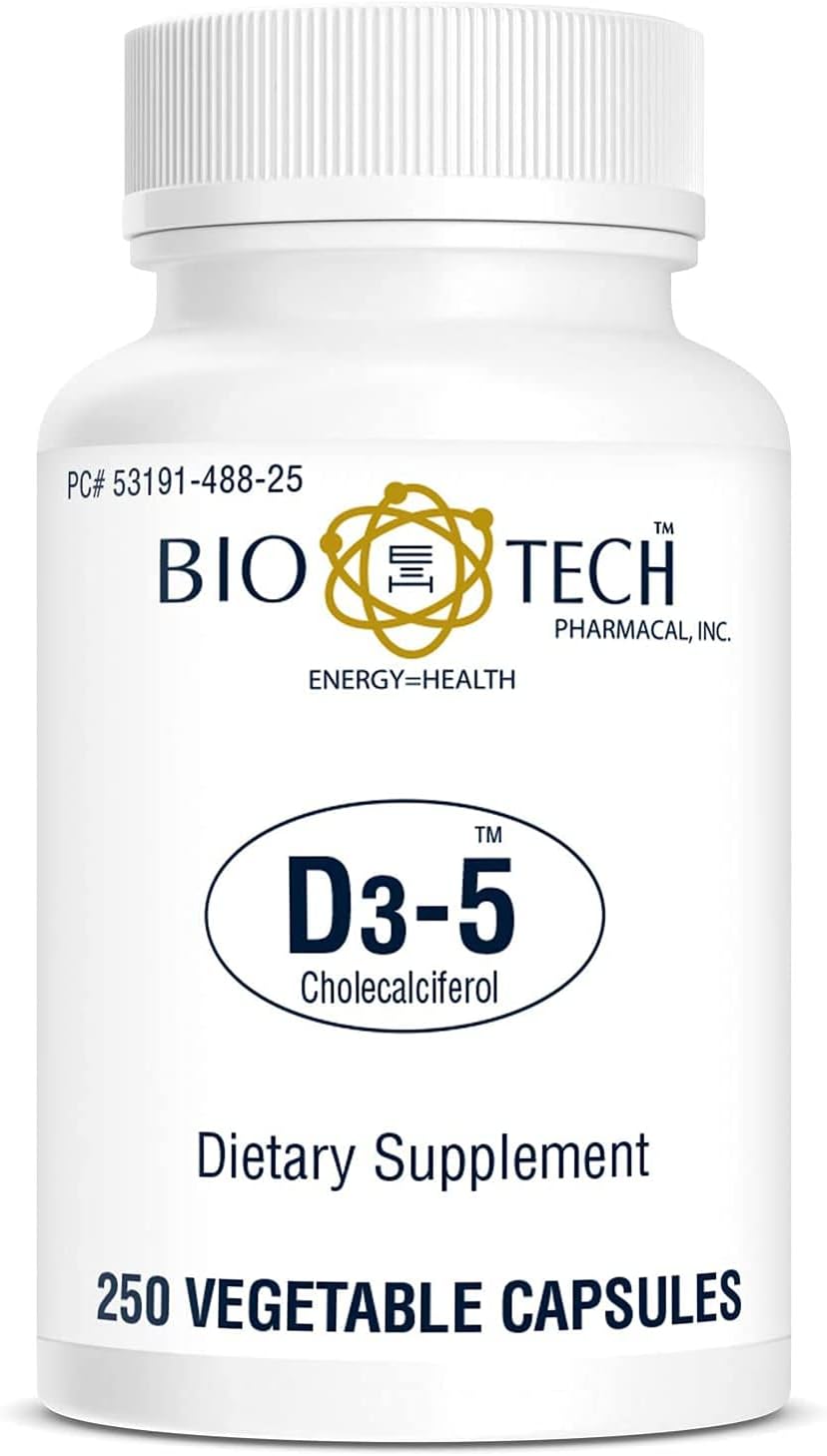 Bio-Tech Pharmacal Vitamin D3,250 Veg Capsules - Nirvana Guru